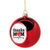 Christmas tree ball Red 8cm