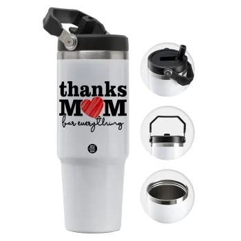 Thanks mom for everything, Θερμός Ανοξείδωτο 30oz με χερούλι