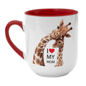 Mothers Day, Cute giraffe, Κούπα κεραμική tapered 260ml