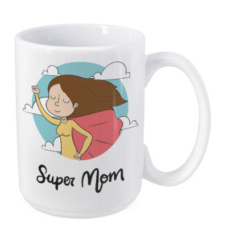 Super mom, Κούπα Mega, κεραμική, 450ml