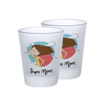 Super mom, Σφηνοπότηρα γυάλινα 45ml του πάγου (2 τεμάχια)