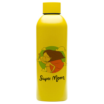 Super mom, Μεταλλικό παγούρι νερού, 304 Stainless Steel 800ml