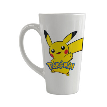 Pokemon pikachu, Κούπα Latte Μεγάλη, κεραμική, 450ml