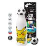 Soccer Metal mug thermos, double wall, 550ml