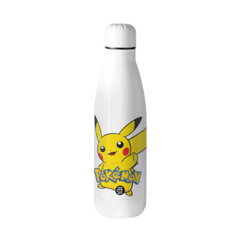 Pokemon pikachu, Μεταλλικό παγούρι Stainless steel, 700ml