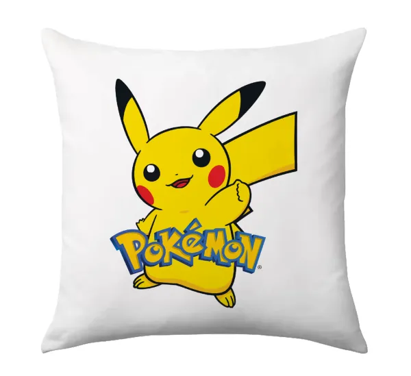 Pokemon pikachu — Μαξιλάρι καναπέ 40x40cm περιέχεται το  γέμισμα