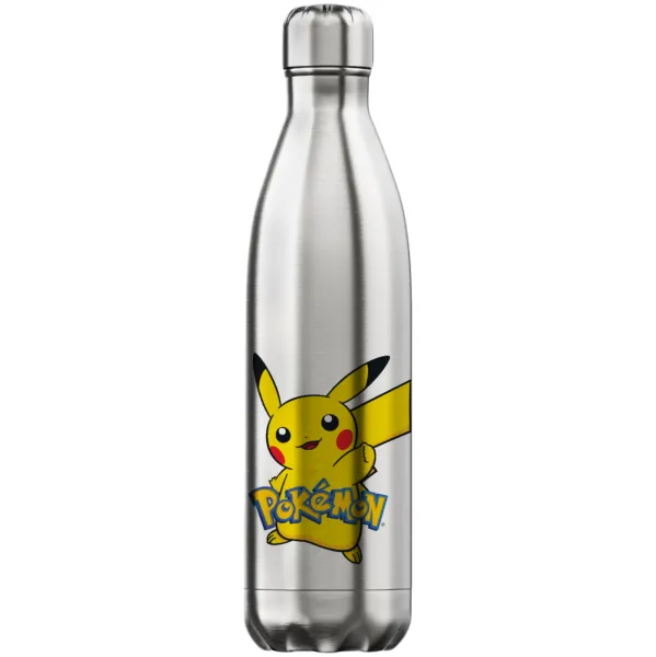 Pokemon pikachu — Inox (Stainless steel) hot metal mug, double wall, 750ml