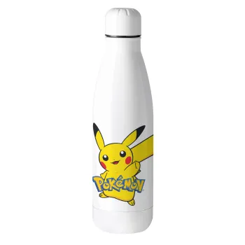 Pokemon pikachu, Μεταλλικό παγούρι θερμός (Stainless steel), 500ml