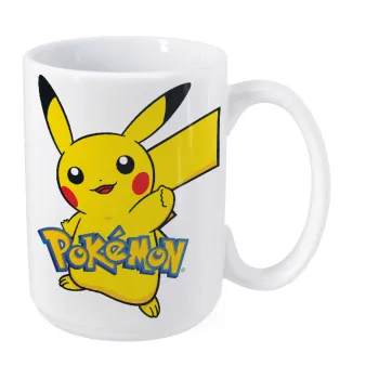 Pokemon pikachu, Κούπα Mega, κεραμική, 450ml