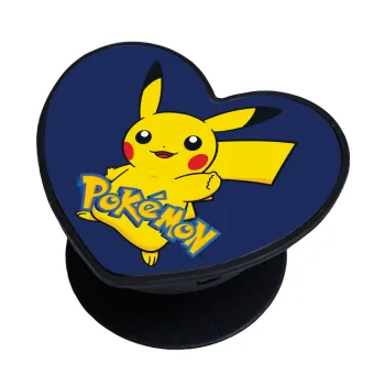 Pokemon pikachu, Phone Holders Stand  καρδιά Μαύρο Βάση Στήριξης Κινητού στο Χέρι
