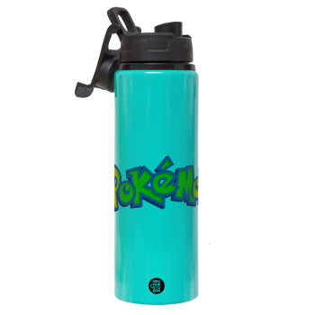 Pokemon, Metallic water bottle with safety lid, 850ml aluminum