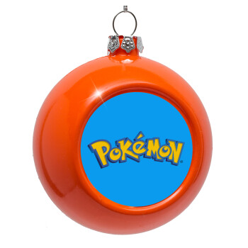 Pokemon, Orange Christmas tree ornament bauble 8cm