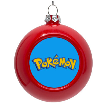 Pokemon, Red Christmas tree ornament bauble 8cm
