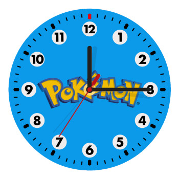 Pokemon, Ρολόι τοίχου ξύλινο (20cm)