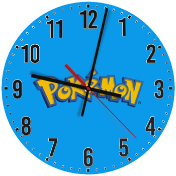 Pokemon, Ρολόι τοίχου ξύλινο (30cm)