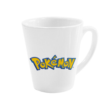 Pokemon, Κούπα κωνική Latte Λευκή, κεραμική, 300ml