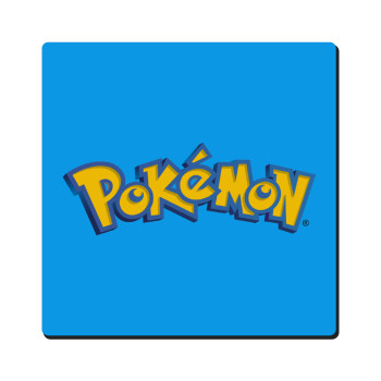 Pokemon, Τετράγωνο μαγνητάκι ξύλινο 6x6cm