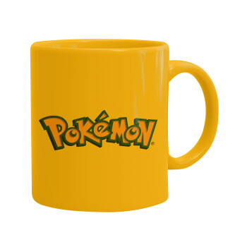 Pokemon, Ceramic coffee mug yellow, 330ml