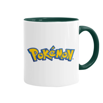 Pokemon, Κούπα χρωματιστή πράσινη, κεραμική, 330ml