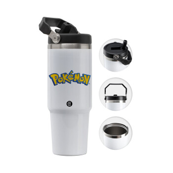 Pokemon, 30oz stainless Steel Tumbler with Handle