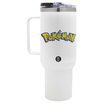 Pokemon, Mega Stainless steel Tumbler with lid, double wall 1,2L