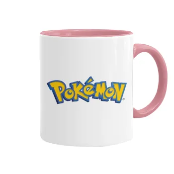 Pokemon, Mug colored pink, ceramic, 330ml