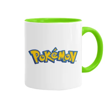 Pokemon, Mug colored light green, ceramic, 330ml