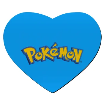 Pokemon, Mousepad heart 23x20cm