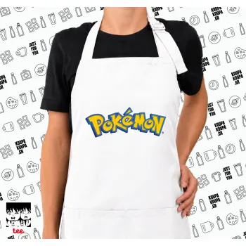 Pokemon, Ποδιά μακριά Σεφ ολόσωμη με τσέπες white (ΕΝΗΛΙΚΩΝ)