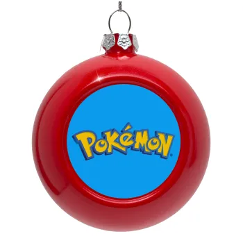 Pokemon, Red Christmas tree ornament bauble 8cm