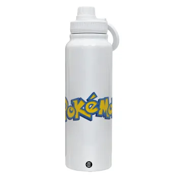 Pokemon, Θερμός 1L Ανοξείδωτο με Βάση Κινητού & Διπλά Τοιχώματα