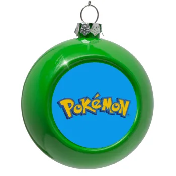 Pokemon, Green Christmas tree ornament bauble 8cm