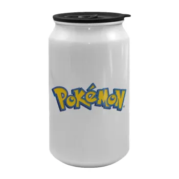 Pokemon, Κούπα ταξιδιού μεταλλική με καπάκι (tin-can) 500ml