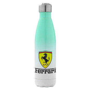 Ferrari S.p.A., Metal mug thermos Green/White (Stainless steel), double wall, 500ml