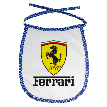 Ferrari S.p.A., Σαλιάρα μωρού αλέκιαστη με κορδόνι Μπλε