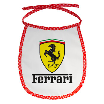 Ferrari S.p.A., Σαλιάρα μωρού αλέκιαστη με κορδόνι Κόκκινη