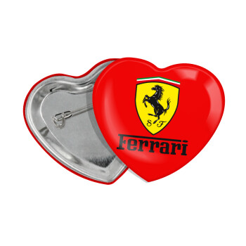 Ferrari S.p.A., Κονκάρδα παραμάνα καρδιά (57x52mm)