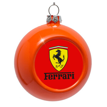 Ferrari S.p.A., Orange Christmas tree ornament bauble 8cm