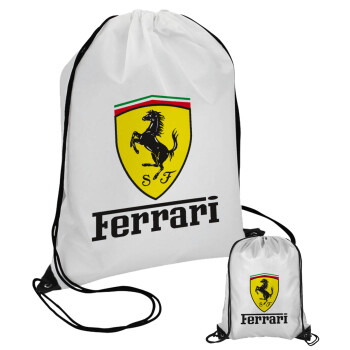 Ferrari S.p.A., Τσάντα πουγκί με μαύρα κορδόνια (1 τεμάχιο)