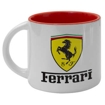 Ferrari S.p.A., Κούπα κεραμική 400ml Λευκή/Κόκκινη