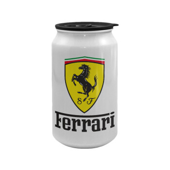 Ferrari S.p.A., Κούπα ταξιδιού μεταλλική με καπάκι (tin-can) 500ml