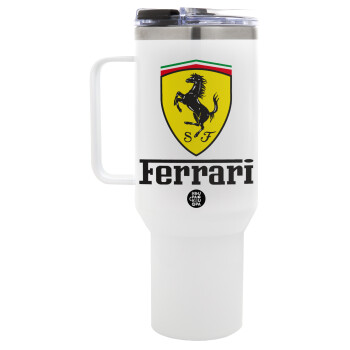 Ferrari S.p.A., Mega Stainless steel Tumbler with lid, double wall 1,2L
