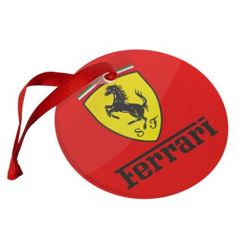 Ferrari S.p.A., Christmas ornament glass 9cm