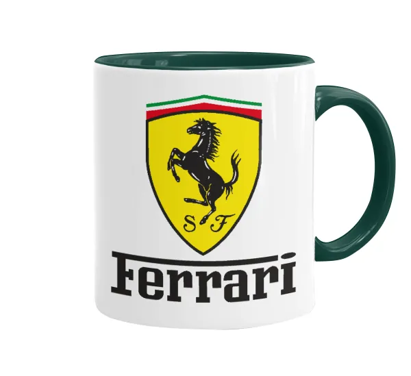 Ferrari S.p.A. — Κούπα χρωματιστή πράσινη, κεραμική, 330ml