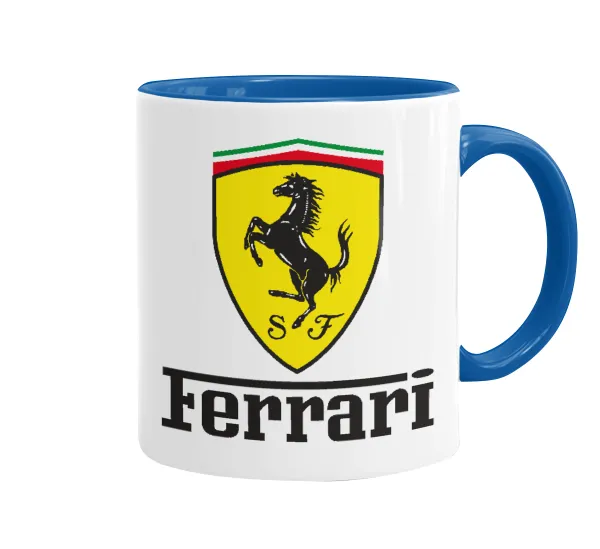 Ferrari S.p.A. — Κούπα χρωματιστή μπλε, κεραμική, 330ml