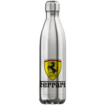 Ferrari S.p.A., Inox (Stainless steel) hot metal mug, double wall, 750ml