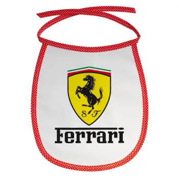Ferrari S.p.A., Σαλιάρα μωρού αλέκιαστη με κορδόνι Κόκκινη