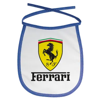 Ferrari S.p.A., Σαλιάρα μωρού αλέκιαστη με κορδόνι Μπλε