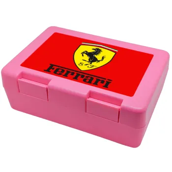 Ferrari S.p.A., Children's cookie container PINK 185x128x65mm (BPA free plastic)