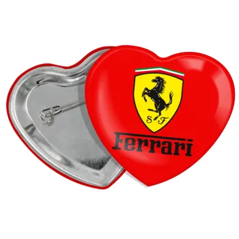 Ferrari S.p.A., Κονκάρδα παραμάνα καρδιά (57x52mm)